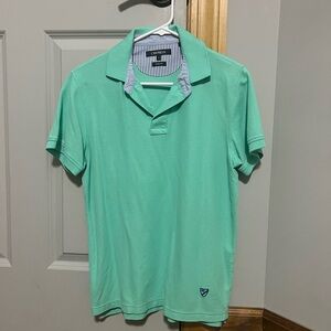 Daniel Cremieux Green Polo Shirt Lightweight Cotton